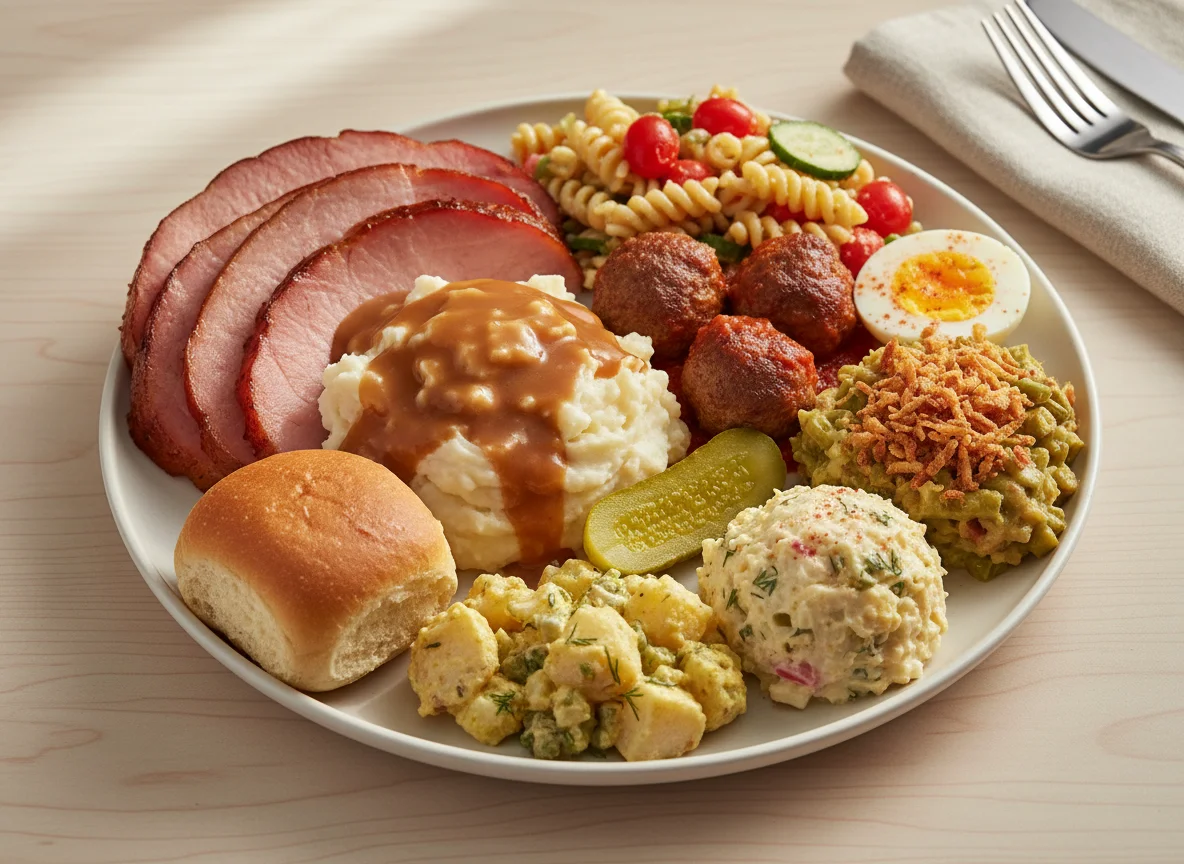 Assorted Dinner Plate calories & nutrition